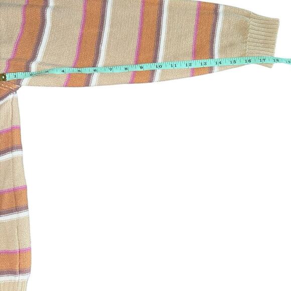 RSQ Womenβs Stripe Oversized Crewneck Sweater Size Mβ - Picture 7 of 7